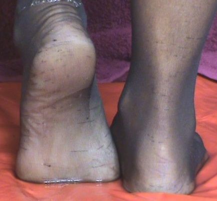 Sachsen Lady Porno Video: Nylon-Ns-Fußfetisch